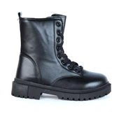 Twingo 7670 Siyah Nova Kadın Düz Bot thumbnail 1