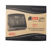 A Form ZHA-2 Z Katlama Attan Çekme Kağıt Havlu Dispenseri Havluluk - Şeffaf Mavi - 23 Cm. - 1 Adet - 2