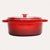 Sürel Döküm 20 cm Derin Tencere Kırmızı - 2