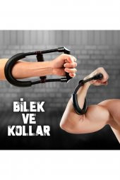 CKSpor Wrist Bilek Ön Kol Güçlendirme Aleti Ve El Yayı El Kol Bilek Kas Yapma Seti - 4