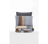 Cotton Box Ranforce Toprak Tek Kişilik Nevresim Takımı Asel Antrasit - 3