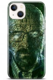 Apple iPhone 13 Mini Uyumlu Kılıf Words 11 Heisenberg 4K Baskılı Kılıf Siyah - 1