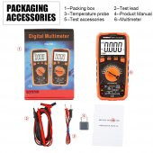 WellHise VC97+ Multimetre Ölçü Aleti Avometre True RMS - 4