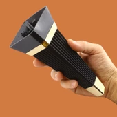 Alcazar Lüks Mobilya Kanepe Tv Ünitesi Koltuk Ayağı Konsol Ayakları 23 Cm Siyah Altın - 5
