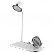 ACL 3 İn 1 Masa Lambalı, Bluetooth Hoparlörlü, 15W Wireless Şarj Standı AW6 - 2
