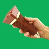 Alcazar Lüks Mobilya Kanepe Sehpa Tv Ünitesi Koltuk Ayağı Baza Ayakları 15 Cm Ceviz Altın thumbnail 6