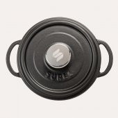 Sürel 20 cm Döküm Derin Tencere Siyah - 3