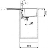FRANKE URBAN UBG 611-86 BEYAZ GRANİT MUTFAK EVYESİ - 3