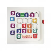 Moon Beavers Ahşap Hesap Makinesi Eğitici Öğretici Geliştirici Okula (Matematik) Katkı Sağlayan Sağlıklı Oyuncak - 2
