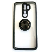 Xiaomi Redmi Note 8 Pro Manyetik Mıknatıslı Yüzüklü Sert Kılıf Yeşil Çerçeve - 2