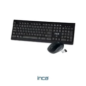 Inca IWS-519 Wireless  Multimedia Slim Chocolate Dizayn Klavye & Mouse Set - 12