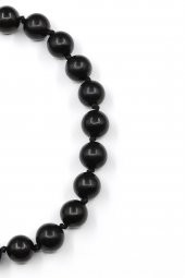Shungite Doğal Taş Makrome Örme Bileklik - 2