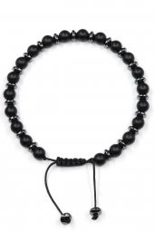 Oniks Doğal Taş Makrome Örme Bileklik thumbnail 1