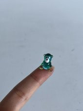 El Yapımı Mini Murano Cam Ayı Biblo A133-05 - 2
