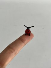 El Yapımı Mini Murano Cam Uğur Böceği Biblo A110-04 thumbnail 2