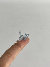 El Yapımı Mini Murano Cam Kedi Biblo A110-06 - 2
