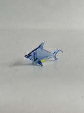 El Yapımı Mini Murano Cam Balık Biblo A111-03 thumbnail 3