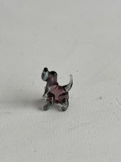 El Yapımı Mini Murano Cam Köpek Biblo A111-05 thumbnail 3