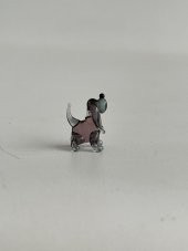 El Yapımı Mini Murano Cam Köpek Biblo A111-05 thumbnail 5