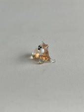 El Yapımı Mini Murano Cam Kedi Biblo A112-05 thumbnail 3