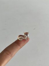 El Yapımı Mini Murano Cam Kedi Biblo A112-05 thumbnail 5