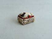 Deniz Kabuğu Kaplamalı Kutu 7x5x4cm - Mücevher Takı Kutusu - 2