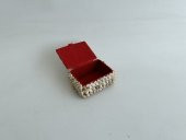 Deniz Kabuğu Kaplamalı Kutu 7x5x4cm - Mücevher Takı Kutusu - 3