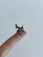 El Yapımı Mini Murano Cam Köpek Biblo A113-02 - 2