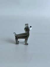 El Yapımı Mini Murano Cam Köpek Biblo A113-02 - 4
