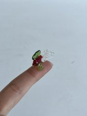 El Yapımı Mini Murano Cam Balık Biblo A113-01 thumbnail 2