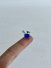 El Yapımı Mini Murano Cam Kedi Biblo A114-02 - 2