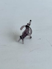 El Yapımı Mini Murano Cam Köpek Biblo A114-01 - 5