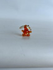 El Yapımı Mini Murano Cam Köpek Biblo A116-01 thumbnail 5