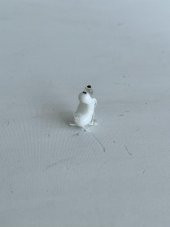 El Yapımı Mini Murano Cam Köpek Biblo A117-05 - 4