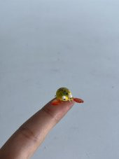 El Yapımı Mini Murano Cam Yengeç Biblo A125-01 thumbnail 2