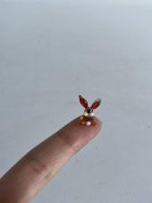 El Yapımı Mini Murano Cam Tavşan Biblo A126-02 thumbnail 2