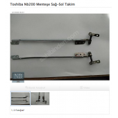 Toshiba Nb200 Menteşe Sağ-Sol Takim - 1