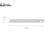 OLFA AB-10 Standart Dar Maket Bıçağı Yedeği (10 lu) thumbnail 1