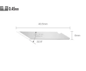OLFA KB Maket Bıçağı Yedeği (25 li) - 1