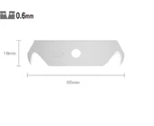 OLFA HOB-2/5 Emniyetli Maket Bıçağı Yedeği 5`li Tüp thumbnail 1