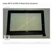 Exper M81P Ve M815P Bezel Ekran Çerçevesi - 1