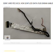 SONY VAİO PCG 6C2L VGN S2HP LCD DATA FLEX EKRAN KABLOSU - 1