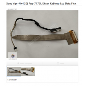 Sony Vgn-Nw120J Pcg-7173L Ekran Kablosu Lcd Data Flex - 1