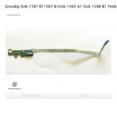 Grundig Gnb 1587 B1 1567 B1 Gnb 1565 A1 Gnb 1588 B1 Tetik Butonu - 1