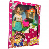 Minik Dostlarım ve Model Bebek - Barbie Tarz - 1