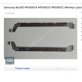Samsung Np300 NP300E5A NP300E5Z NP300E5C Menteşe çıtası braket - 1