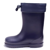 İgor W10101 Chufo Cuello Borreguıllo Lacivert Ortopedik Erkek Çocuk Yağmur Çizme - 3