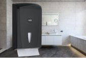 Şeker Portakalım Vialli K21B Banyo Mutfak Lavabo Pratik Z Katlı Kağıt Havlu Dispenseri 400 lü Siyah - 1