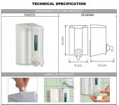 Şeker Portakalım Vialli F2 Hazneli Köpük Sabun Dispenseri Aparati 500 Ml Beyaz - 4