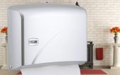 Şeker Portakalım Vialli K1M Banyo Mutfak Lavabo Pratik Z Katlı Kağıt Havlu Dispenseri Kağıt Gri - 1